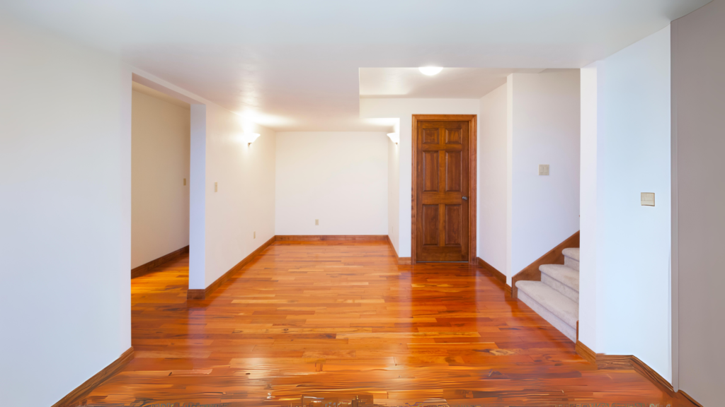 an image of a house with a well maintained hardwood floors